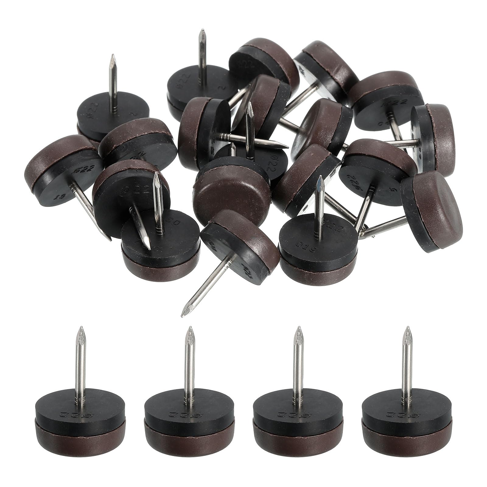 Deslizadores de muebles antirralladuras para patas de mesa de 22 mm: adiós a daños en el suelo