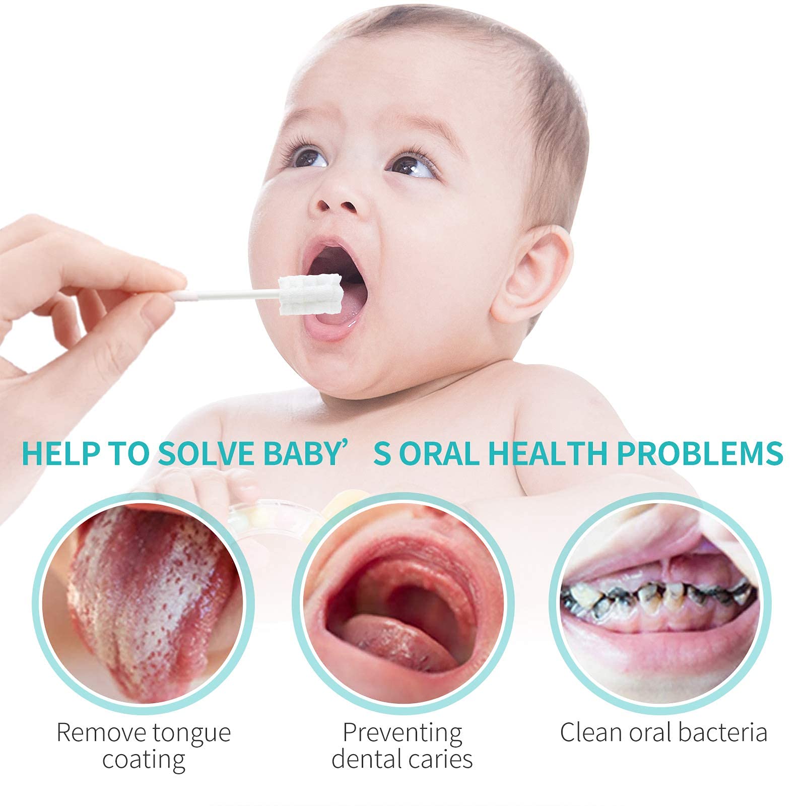 Baby Tongue Cleaner - Gentle Oral Care -5 Baby Tongue Cleaner - Gentle Oral Care -5