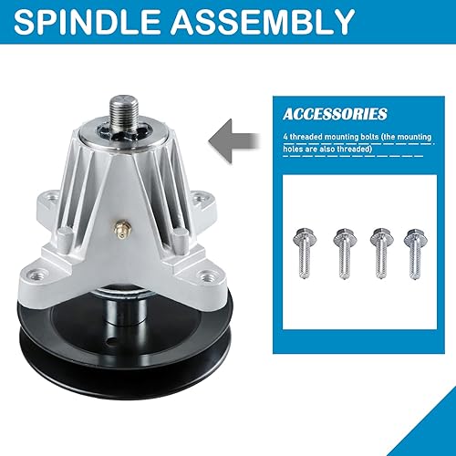 Miniatura 2 de Conjunto de cubierta de husillo con polea para MTD Cub Cadet Troy Bilt 618-06981 918-06981 XT1-LT50 XT2-LX50 13AQA1KQ897 50" Decks Mower