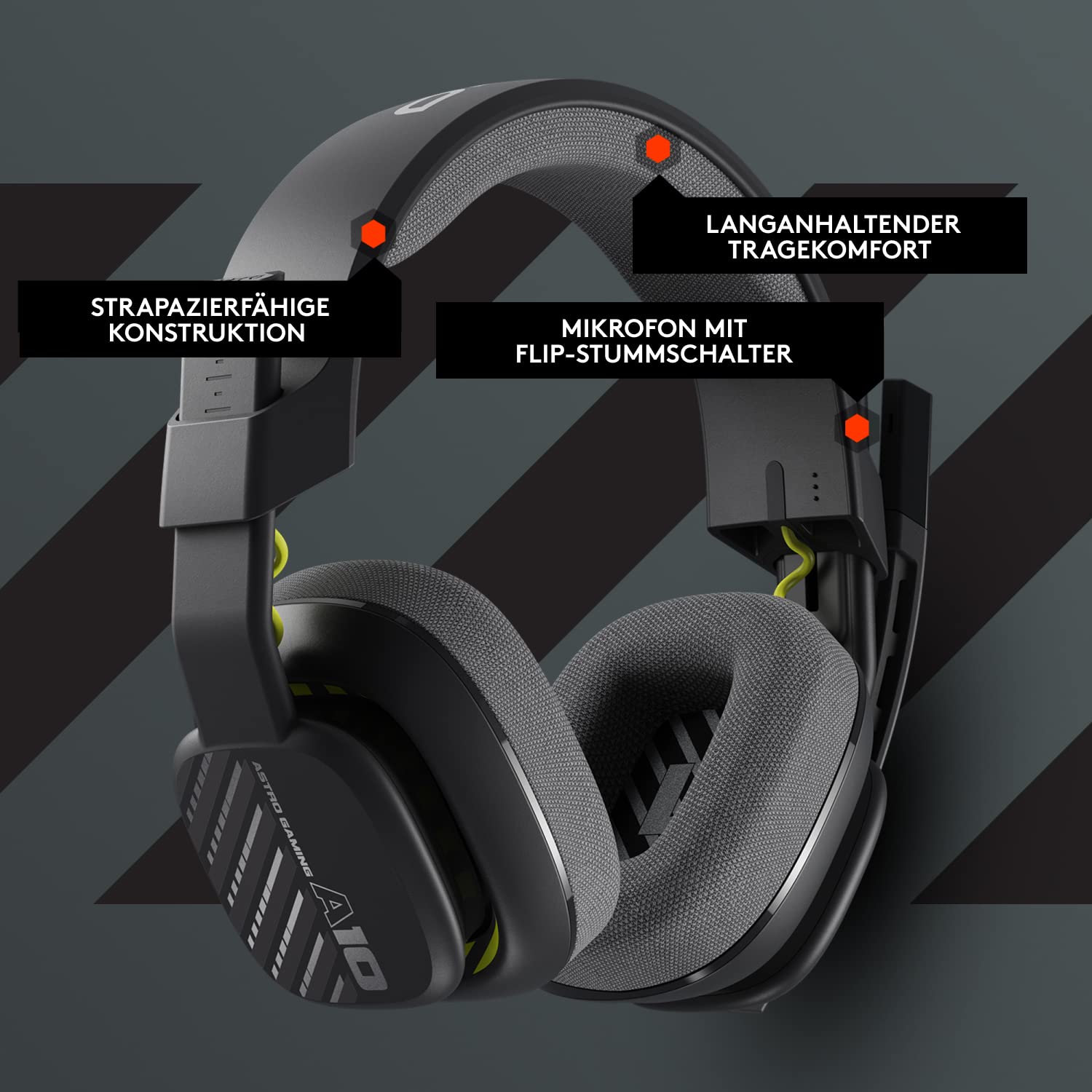 Logitech G G29 Driving Force Rennlenkrad und Pedale, Force Feedback + ASTRO A10 Gen 2 kabelgebundenes Headset – PS5, PS4, PC, Mac – Schwarz