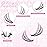 DIY Lash Extensions Kit, Lash Clusters Individual, Lash Bond and Seal, Clusters Lash Glue Remover and Eyelash Tweezers for Eyelash Extensions Beginners (10D+20D-0.07D, 8-16mm, Kit)