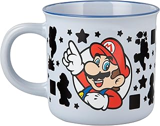 Paladone Super Mario Heat Change Mug, Color Changing Ceramic Mug 350ml (11 fl oz), Official Nintendo® Drinkware