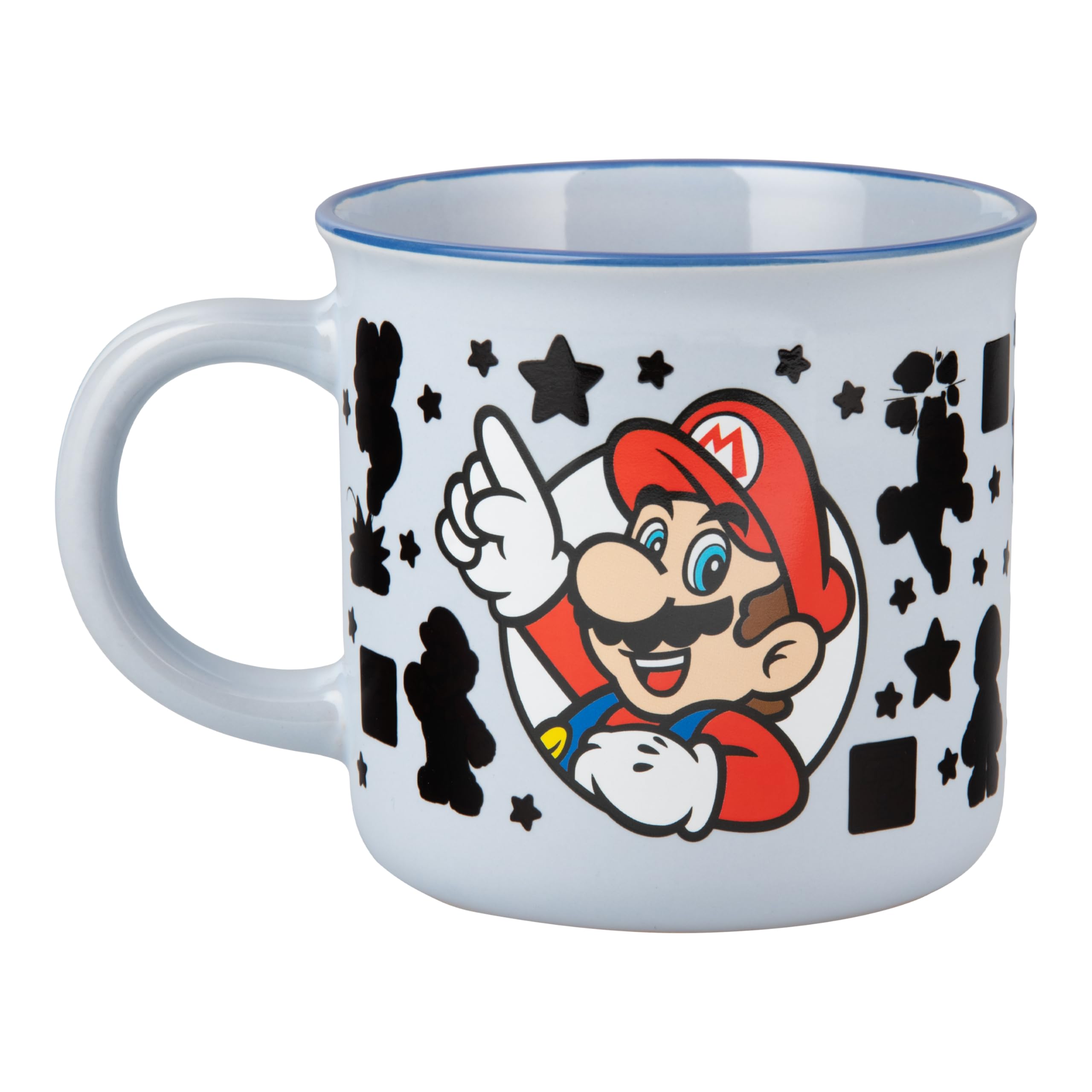 Paladone Super Mario Heat Change Mug, Colour Changing Ceramic Mug 350ml (11 fl oz), Official Nintendo® Drinkware