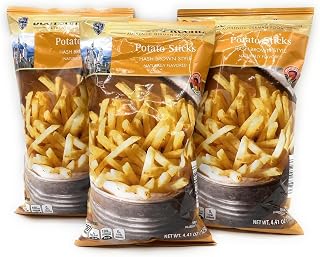 Potato Sticks Hash Brown Style Naturally Flavored, Crunchy Snack 4.41oz /125g – Pack of 3
