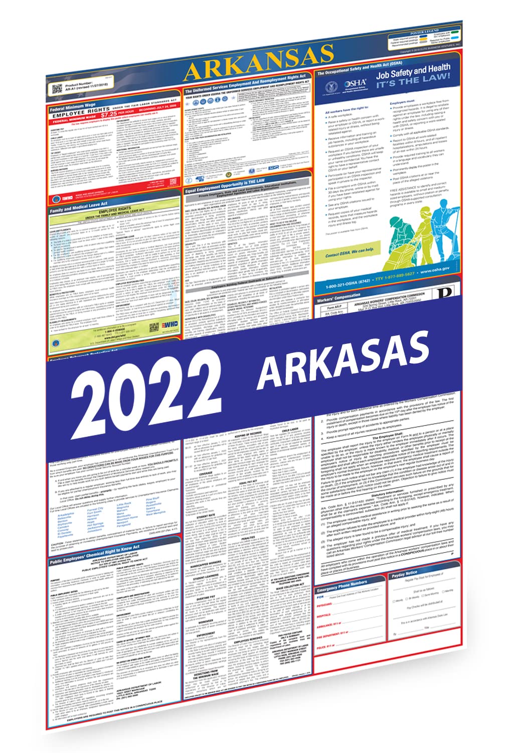Buy Arkansas 2022 Labor Law All in One State and Federal Labor Law