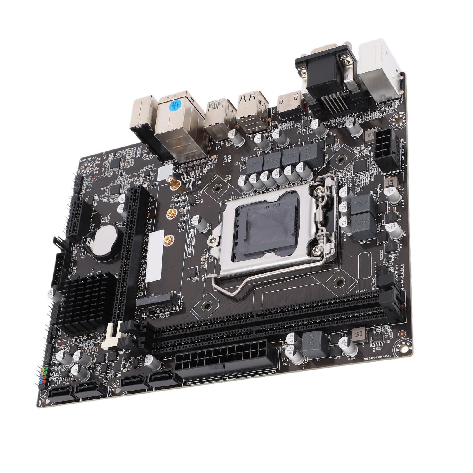 Placa Base H310 LGA 1151, Micro ATX DDR4 USB 3.0 VGA Placa Base Profesional para Juegos 6 GB para Computadora de Escritorio