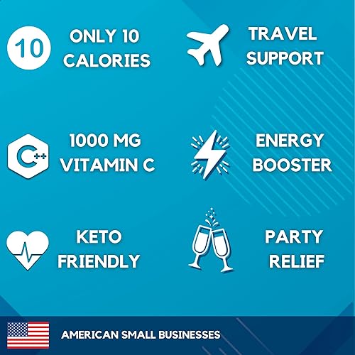 Miniatura 3 de HydroMATE - Paquetes de electrolitos en polvo mezcla de bebidas acelerador de hidratación bajo en azúcar recuperación rápida de fiesta de resaca con