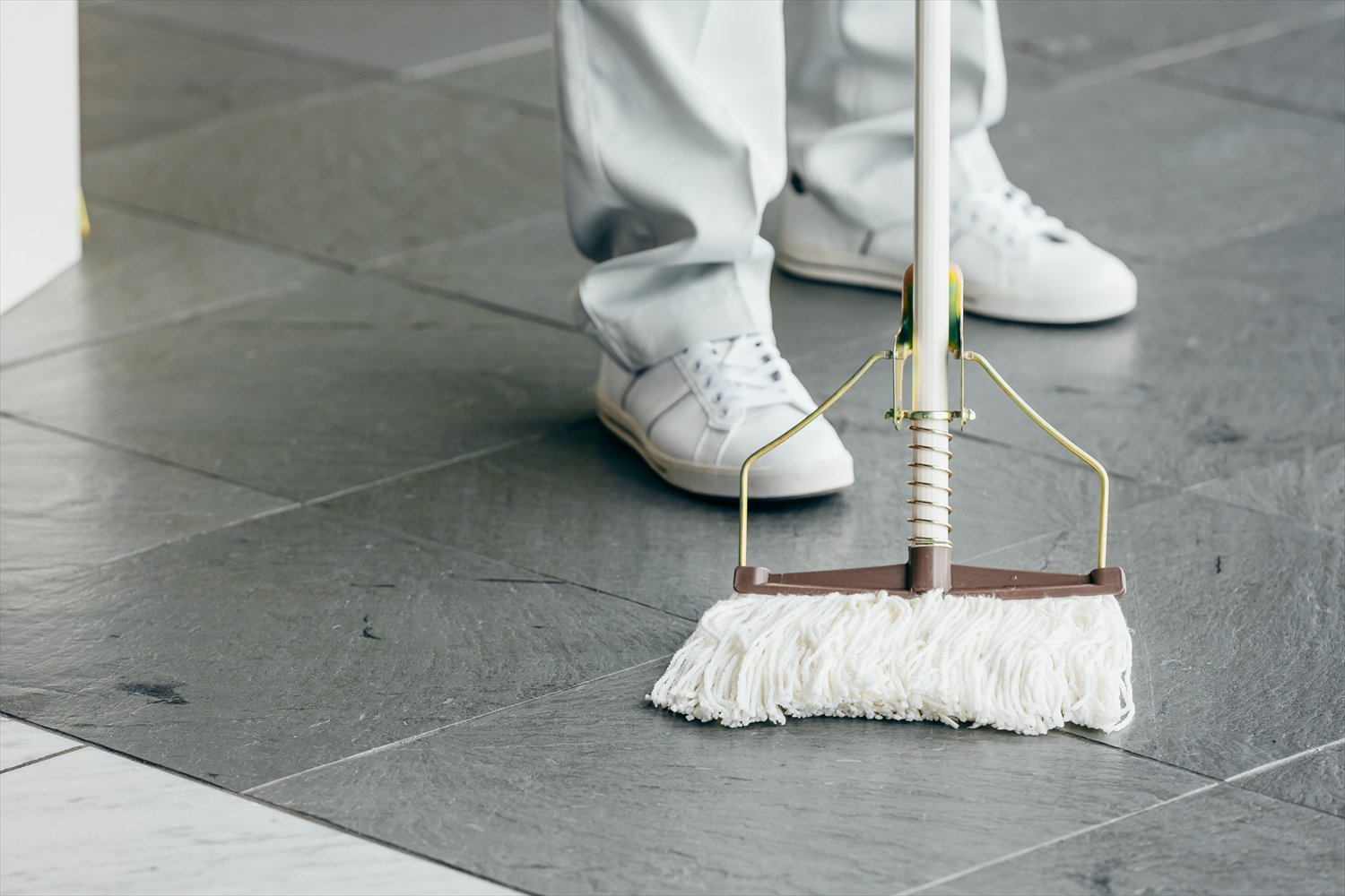 Amazon.co.jp: 山崎産業 水拭き フロアモップ デイリークリーン (Daily