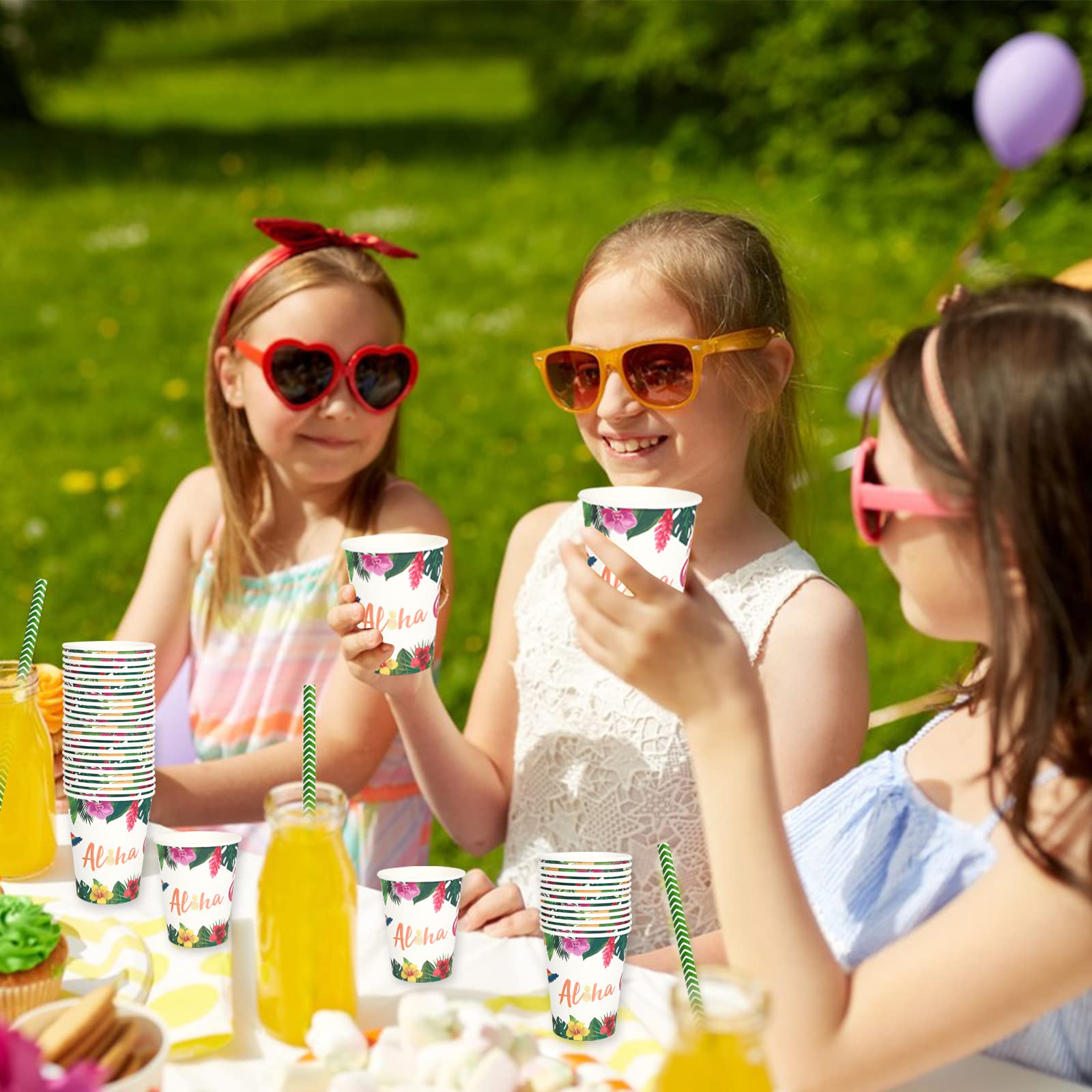 Décorations De Fête Hawaïenne, Fournitures De Fête D'anniversaire Luau