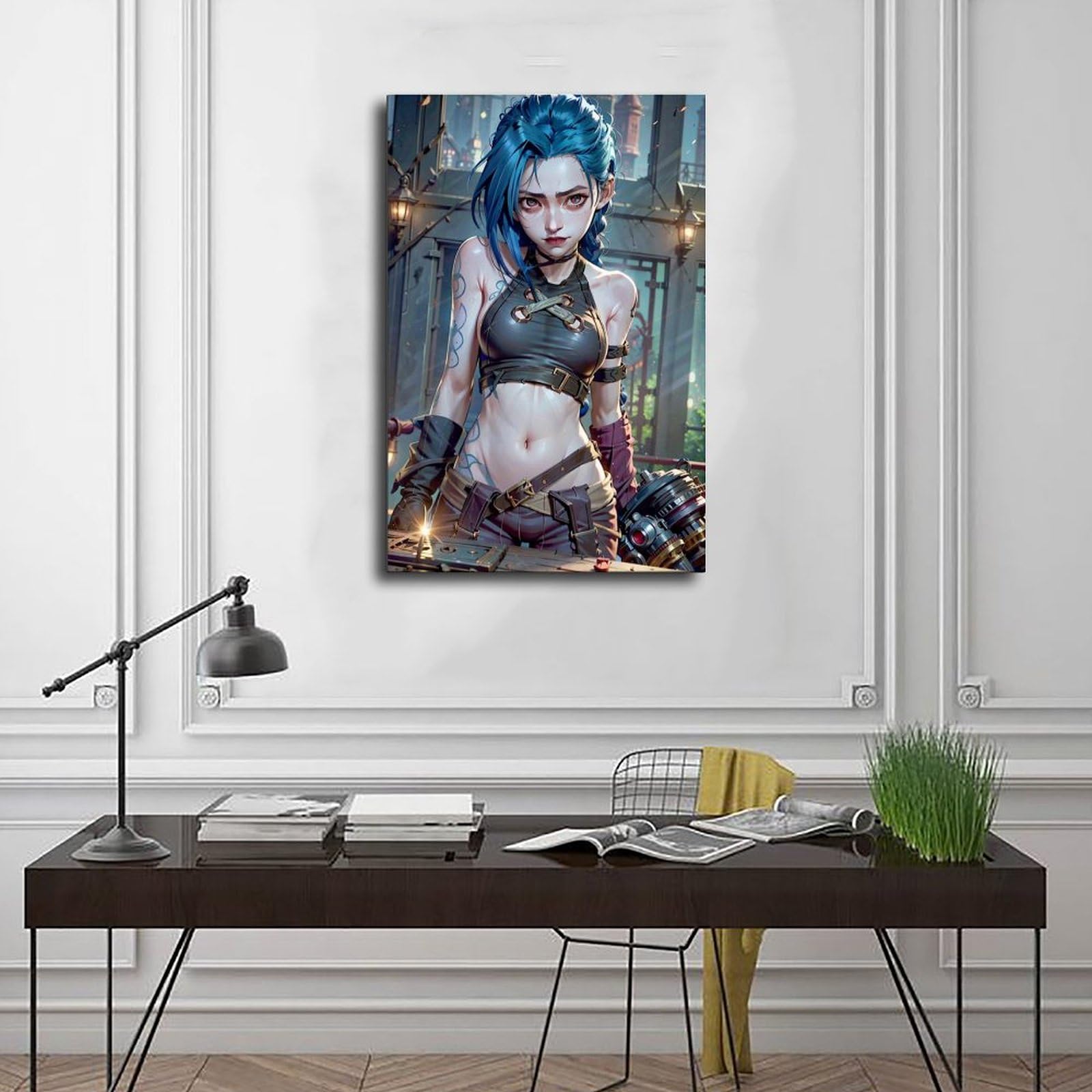 Poster Sur Toile Arcane LOL Game - Décoration Murale Chambre Gamer - 20x30 Cm - Qualité Premium
