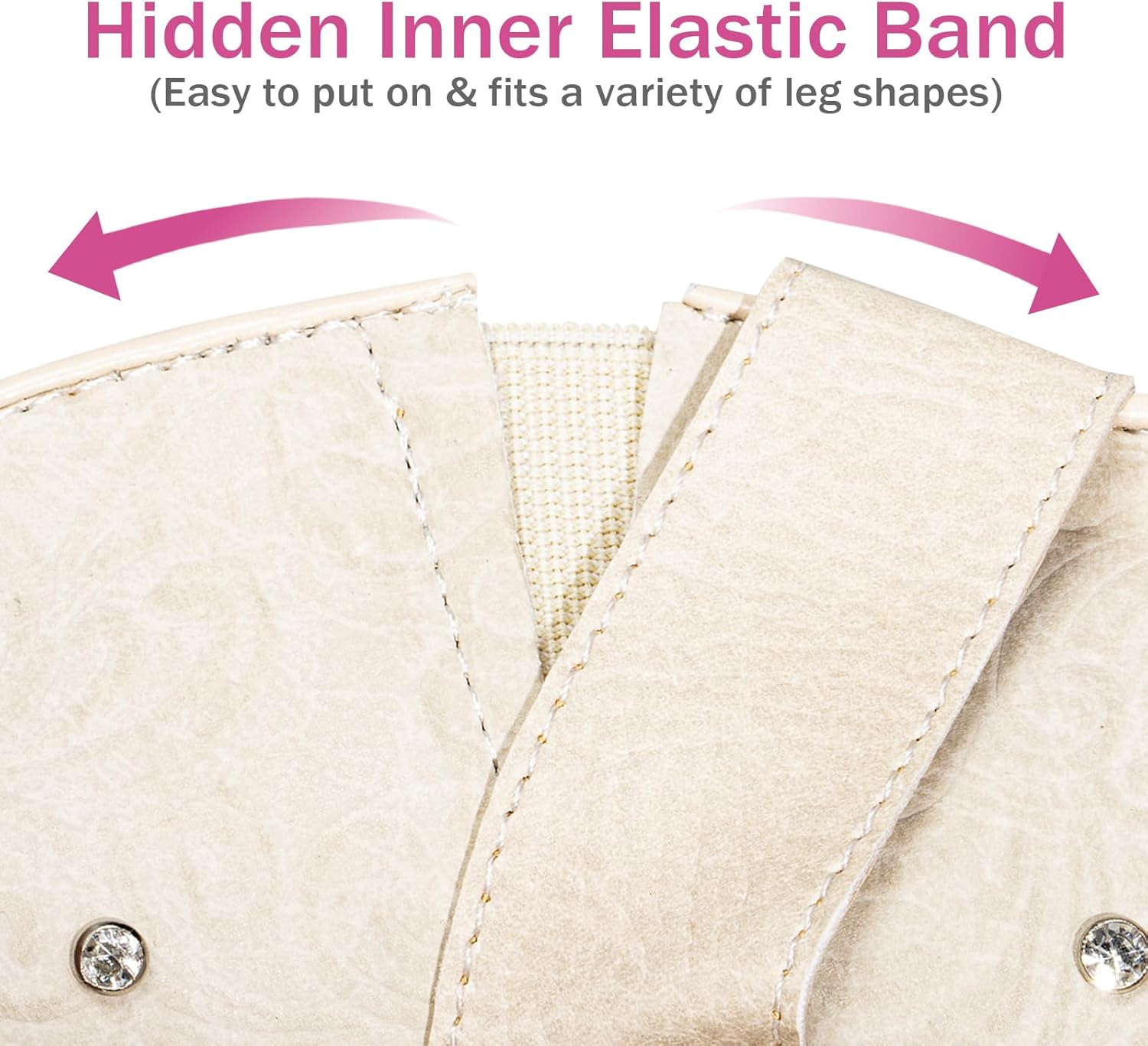 SheSole Extra Wide Calf Cowboy Boots for Women - Western Style Square Toe Cowgirl Boots with Comfort Stretch & Removable Cushioned Insoles for Wider Calves