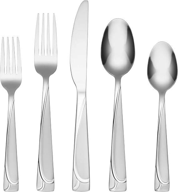 Cambridge 425540CJB2R Mena 40-Piece Flatware Set with Server