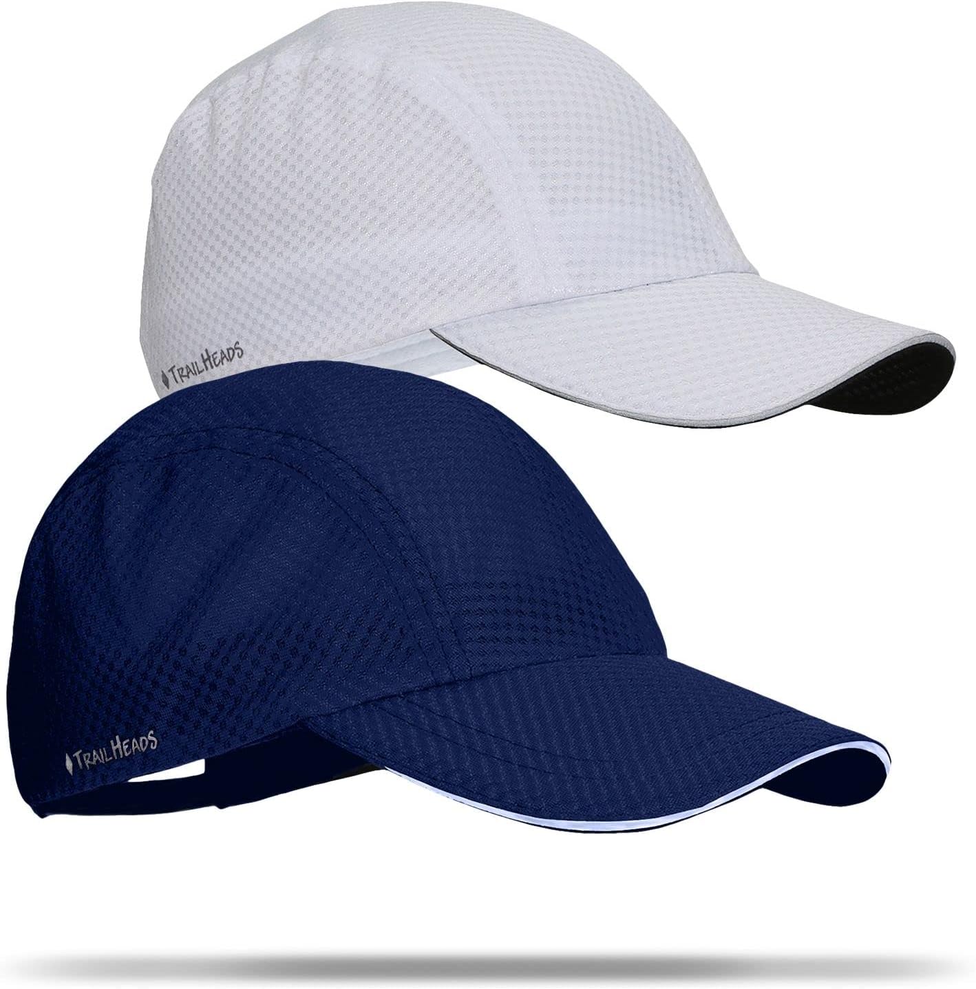 TrailHeadsPerformance Mens Running Hat - Lightweight, Quick Dry Workout Hats for Men - Athletic Sports Cap for Tennis, Gym