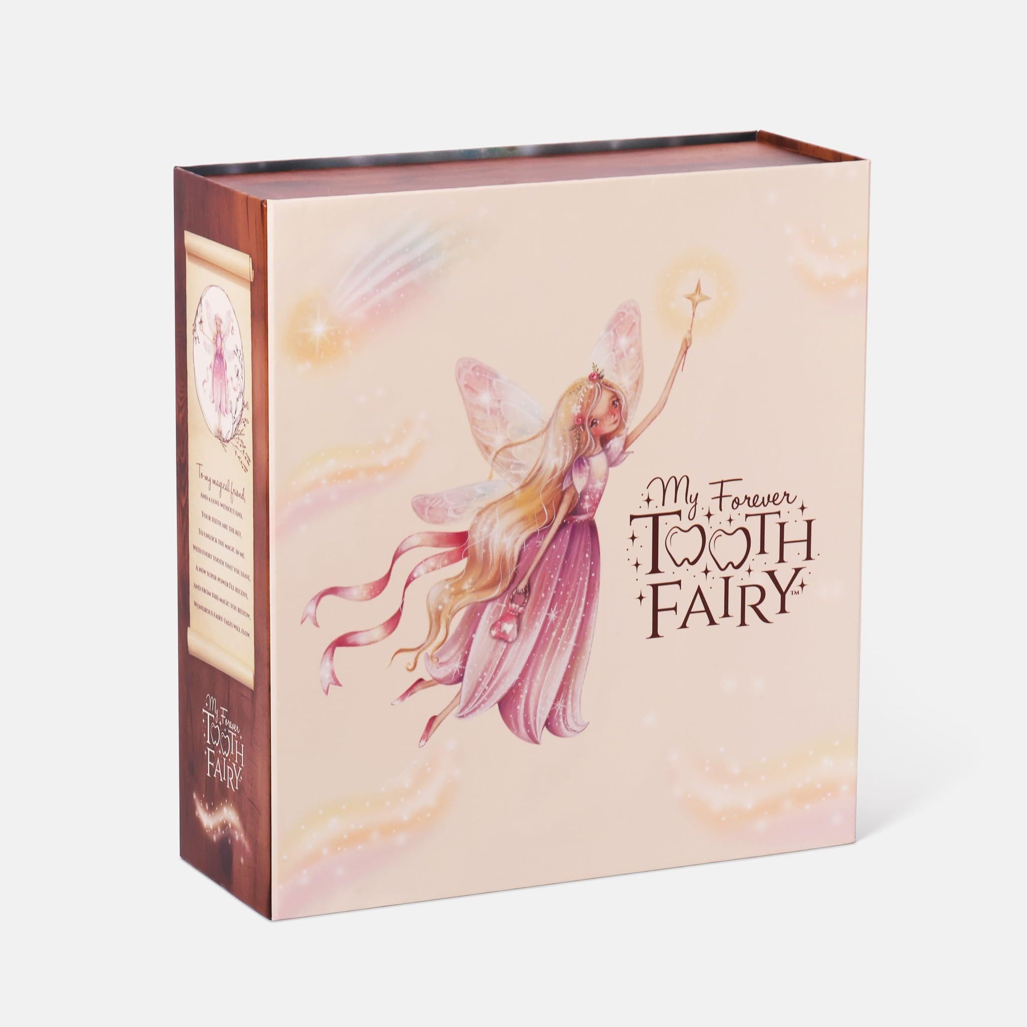 My Forever Tooth Fairy Gift Set – Storybook, Plush Fairy Doll & Light-Up Keepsake Case – Magical Tooth Fairy Tradition for Girls Aged 4-9 – Includes Tooth Tote – 1.4kg
