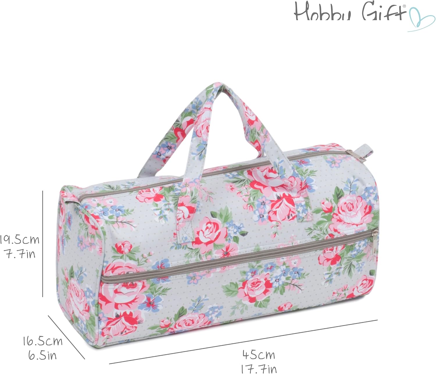 Hobby Gift Knitting Storage Bag, Rose, 16 x 43 x 19cm