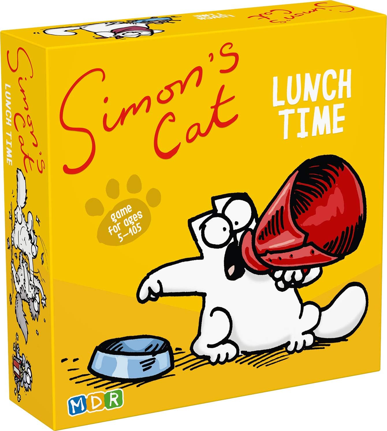 Simon's Cat Lunch Time Card Game - Fast Paced Family Speed Game For 2-8 Players