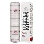 Hustle Butter Second Skin Tattoo Wrap - 6 Inches x 2.2 Yards - Transparent Adhesive Roll - Easy Application & Removal, Mess-Free Wrap - Breathable & Latex-Free - Small to Medium Tattoo Aftercare