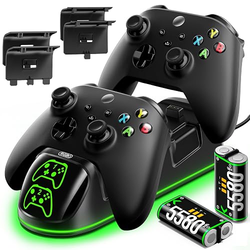 OIVO XSX Controller Charger with 2 Batteries