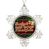 Polish Merry Christmas Metal Snowflake Xmas Ornaments - Christmas Tree Hanging Gifts
