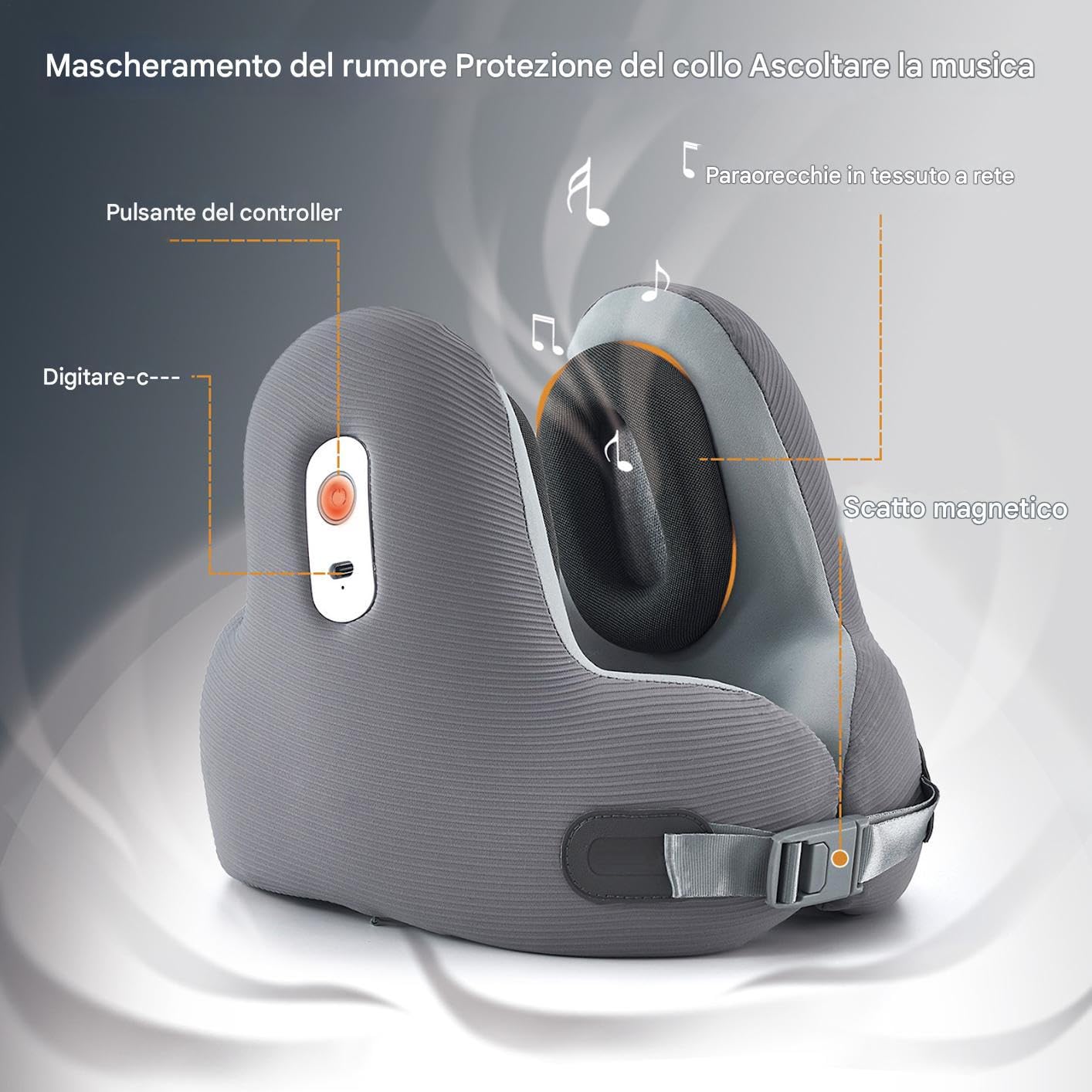 Poduszki Podróżne Na Samoloty Ergonomiczna Regulowana Klamra Redukcja | Poduszka na szyję Akcesoria podróżne na samolot, auto, pociąg, kemping, do domu, dla dorosłych, dzieci,