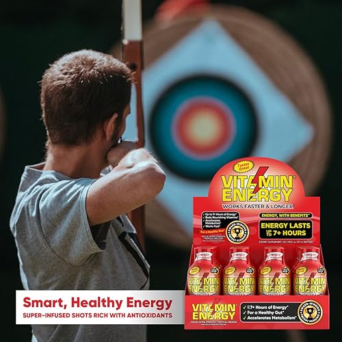 Miniatura 4 de Focus Supplement Vitamin Energy Drink - Bebida sin colisiones de azúcar y KetoVegano, chupitos aptos para dieta cetogénica, claridad y concentración