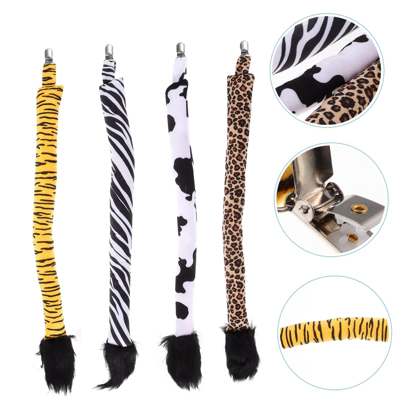 Costume Da Coda Di Animali Costume Da Coda Di Topo Coda Di Animali Per Costume Cosplay Costume Da Zebra Accessori Per Costumi Da Animale Da Zoo Maschera Pelosa Costume Peloso Coda