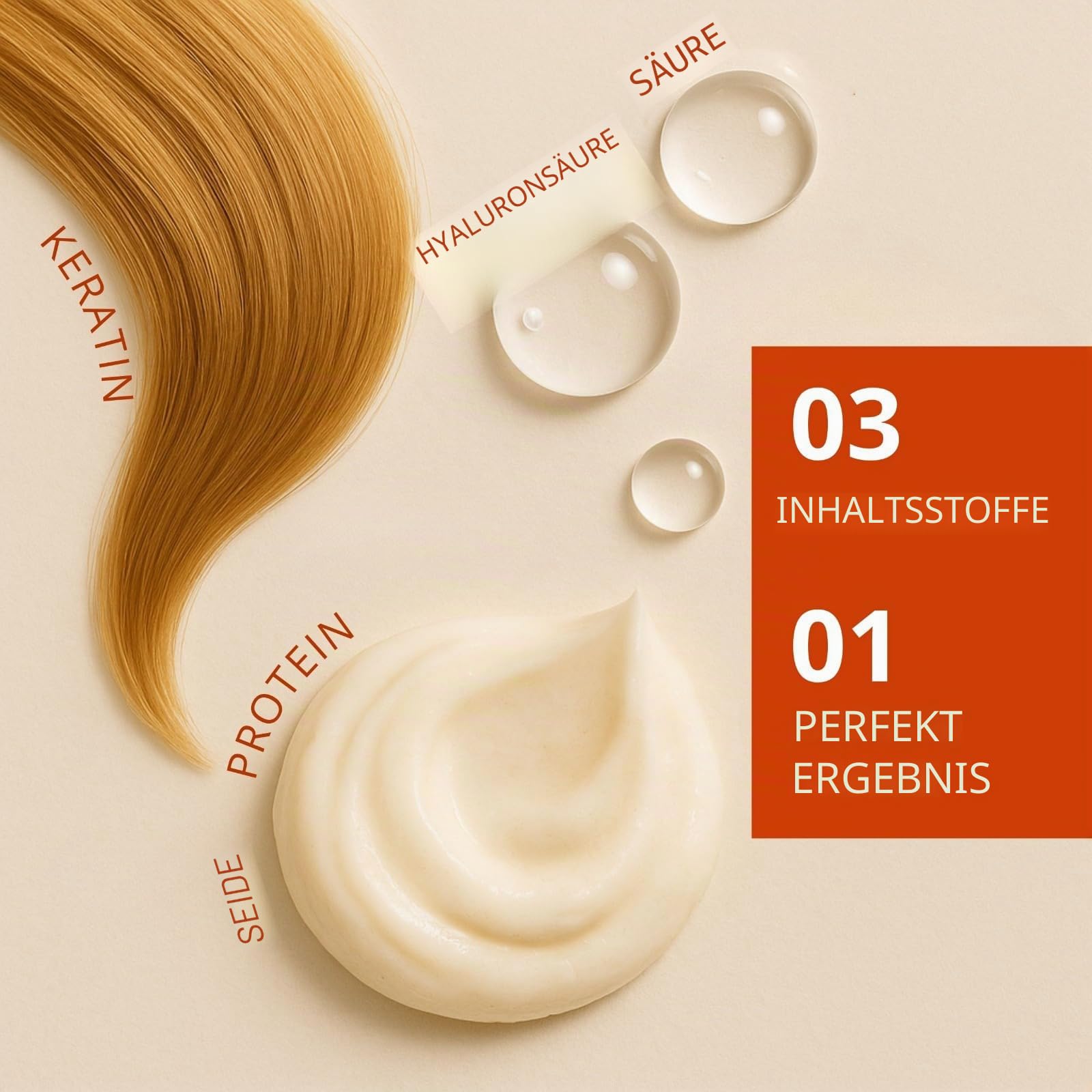 Professionelle Haarmaske | Keratin, Seidenprotein | Feuchtigkeitsspendend, Reparierend | 1000 ml (Noir)