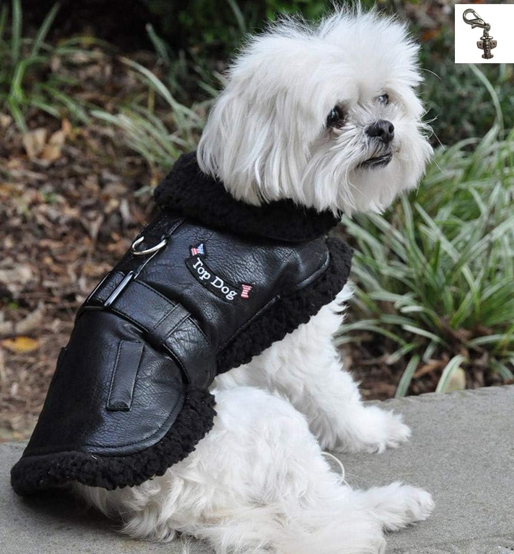Dog jacket with leash clip Clearance