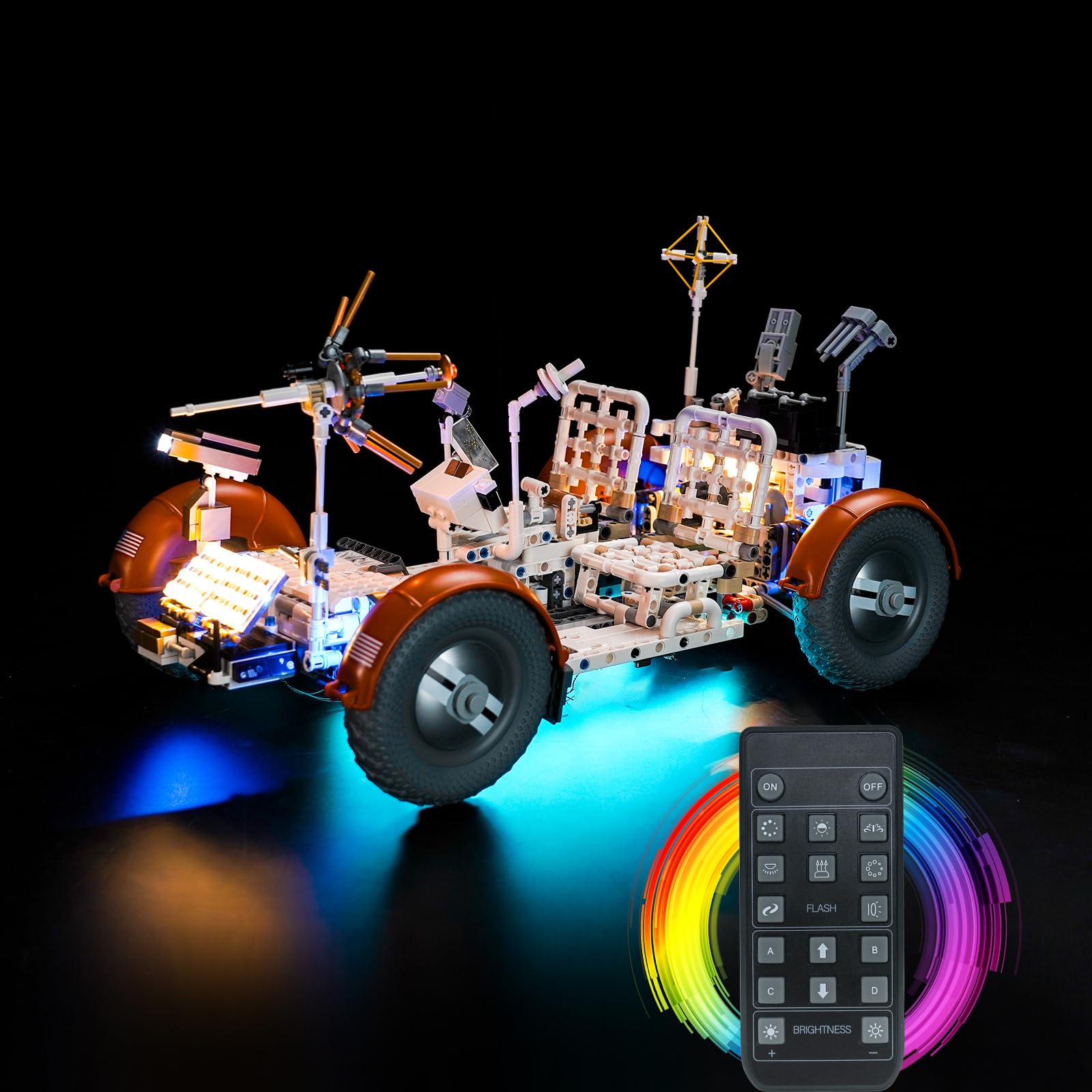 BrickBling Light Compatible with Lego NASA Apollo Lunar Roving Vehicle