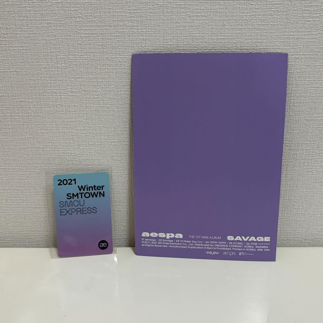 Amazon.co.jp: aespa ウィンター smcu IDトレカ ポストカード セット