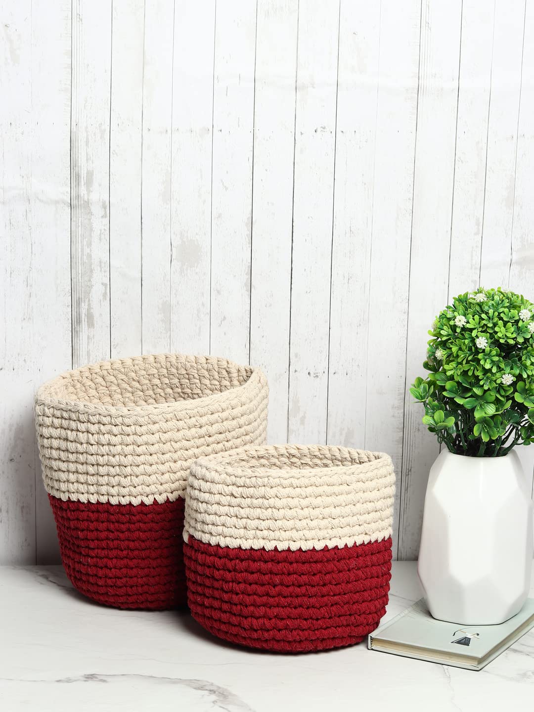 Habere IndiaAll the Cultures Fabricating India Jute Crochet Baskets