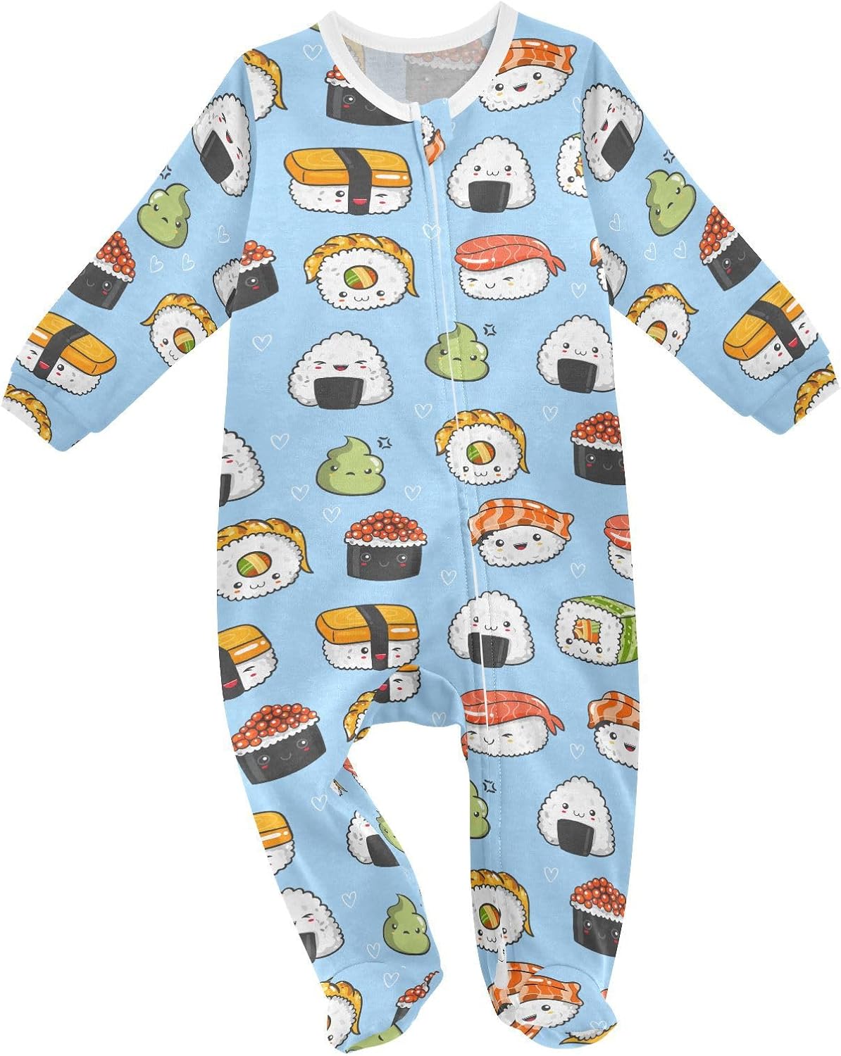 vvfelixl Funny Cows Milk Baby Sleepers For Girl Boys Newborn Baby Play One-Piece Footies For 0-24 Months
