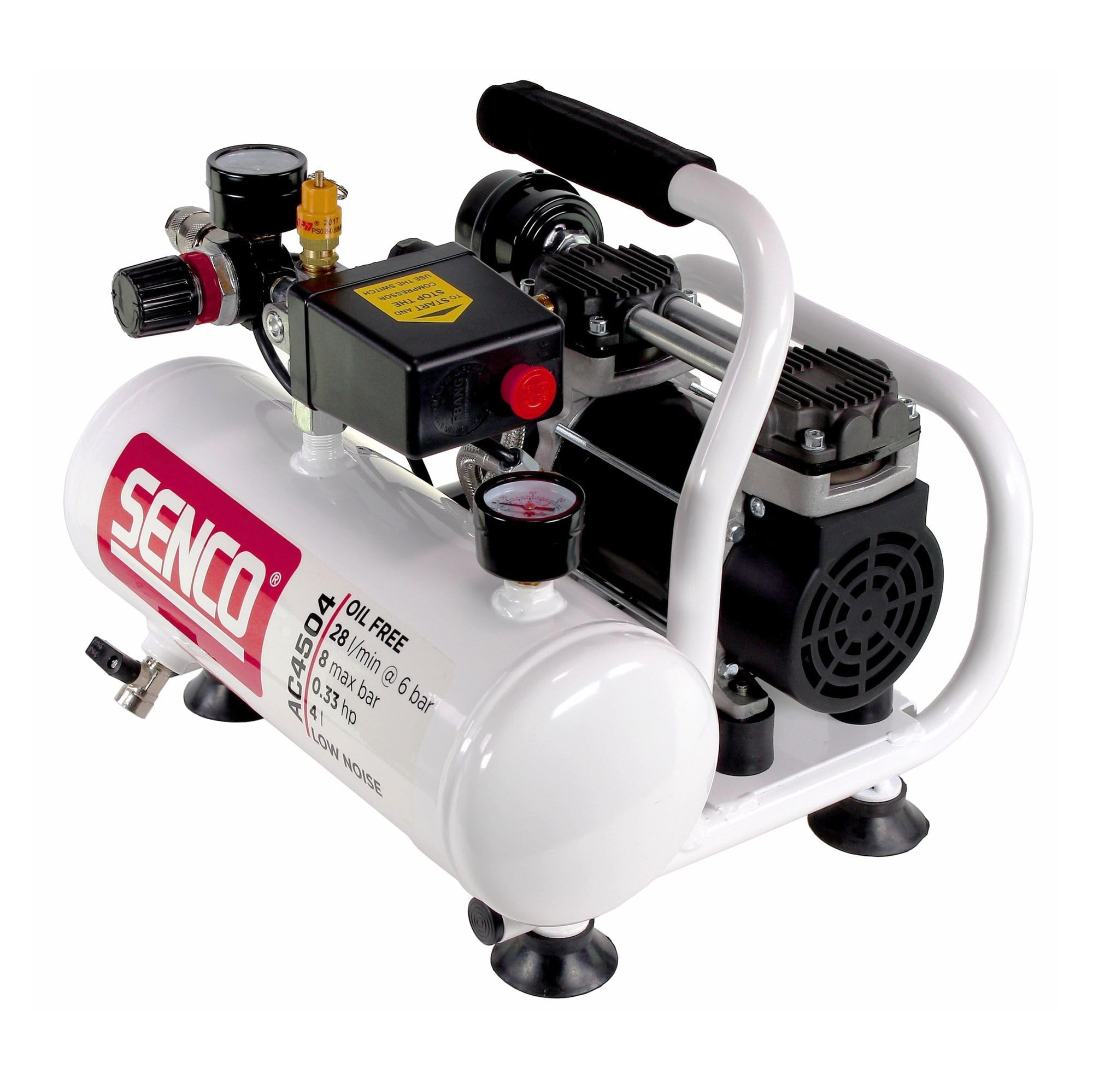 Senco AC4504 Low Noise Silent Compressor 0.33 HP 230 Volt