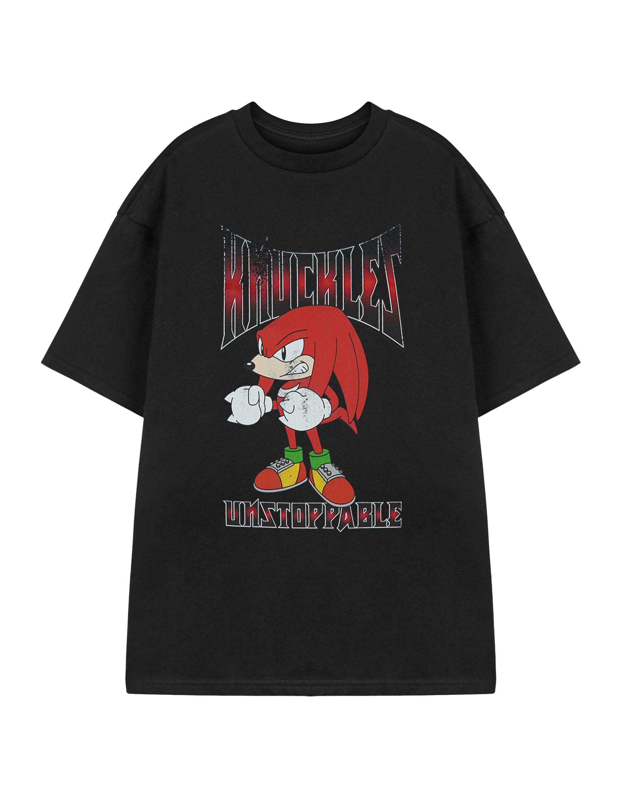 Vanilla Underground Sonic The Hedgehog Mens Black Knuckles Short Sleeved T-Shirt (Xxx-Large) from B&Q