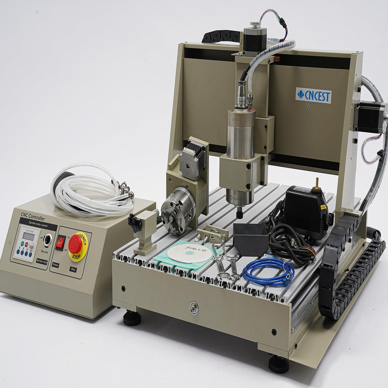 Macchina per incisione laser, 1500 W, 1500 mm/min, incisione laser, 60 x 39 x 12 cm, area di incisione laser, per metallo, legno, vetro, acrilico