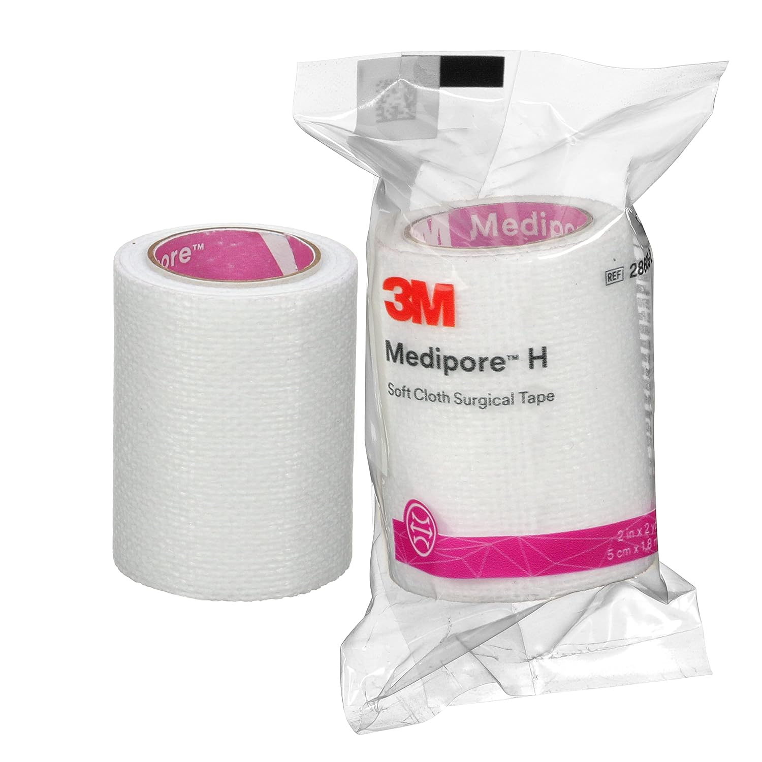 3M™ Medipore™ H Soft Cloth Surgical Tape, 2860S-2, packaged single use, 2in x 2yd (5cm x 1,8m), 48 Rolls/Bag 1Bag/CS