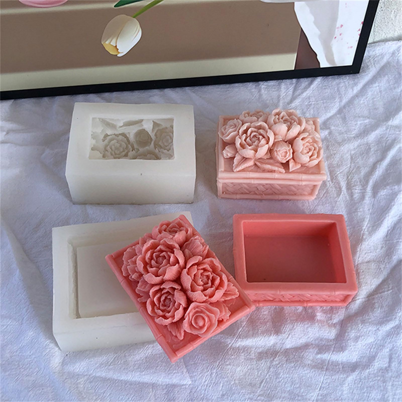 Stampo in Silicone per Scatola portaoggetti per Gioielli Stampo
