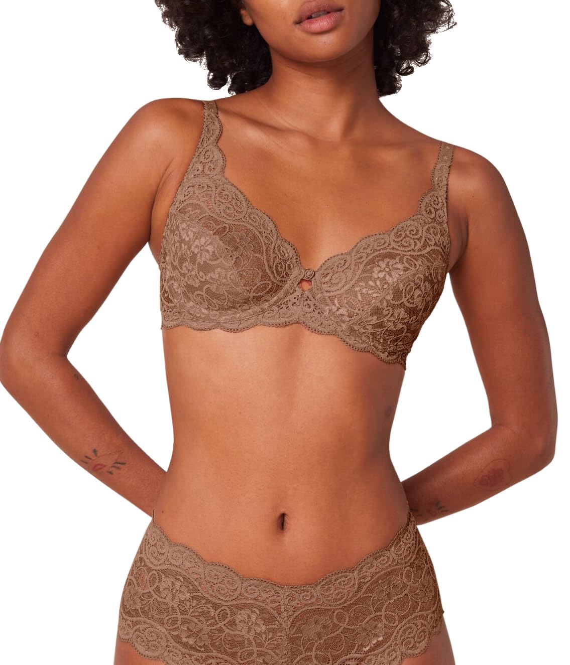 Triumph Women's Amourette 300 W X Bra, Toast, 42B