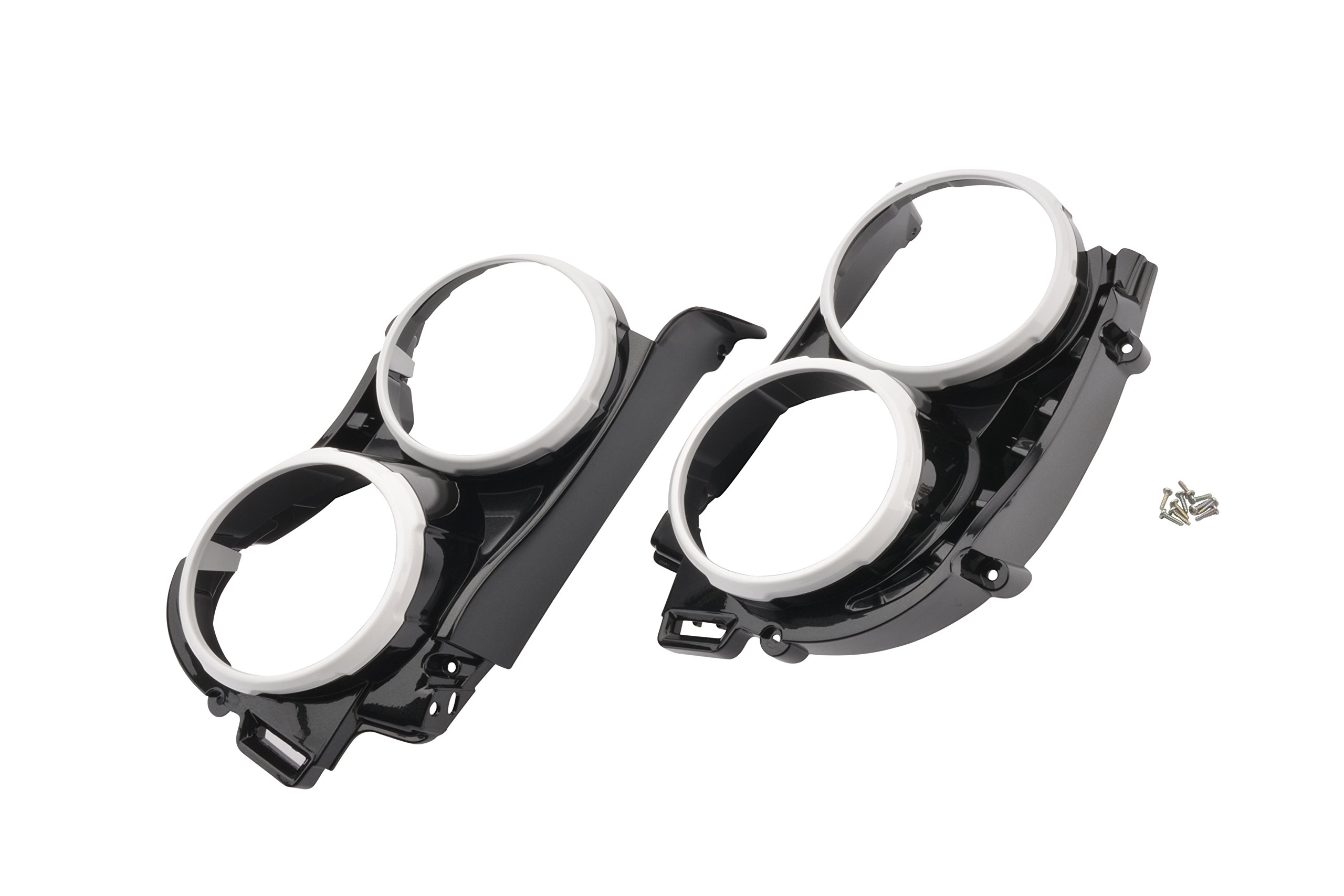 Amazon.com: GM Accessories 95351687 Headlamp Trim Rings in White 