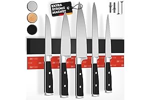 CUCINO Magnetic Knife Holder Extra Strong | 16" Space-Saving Knife Storage