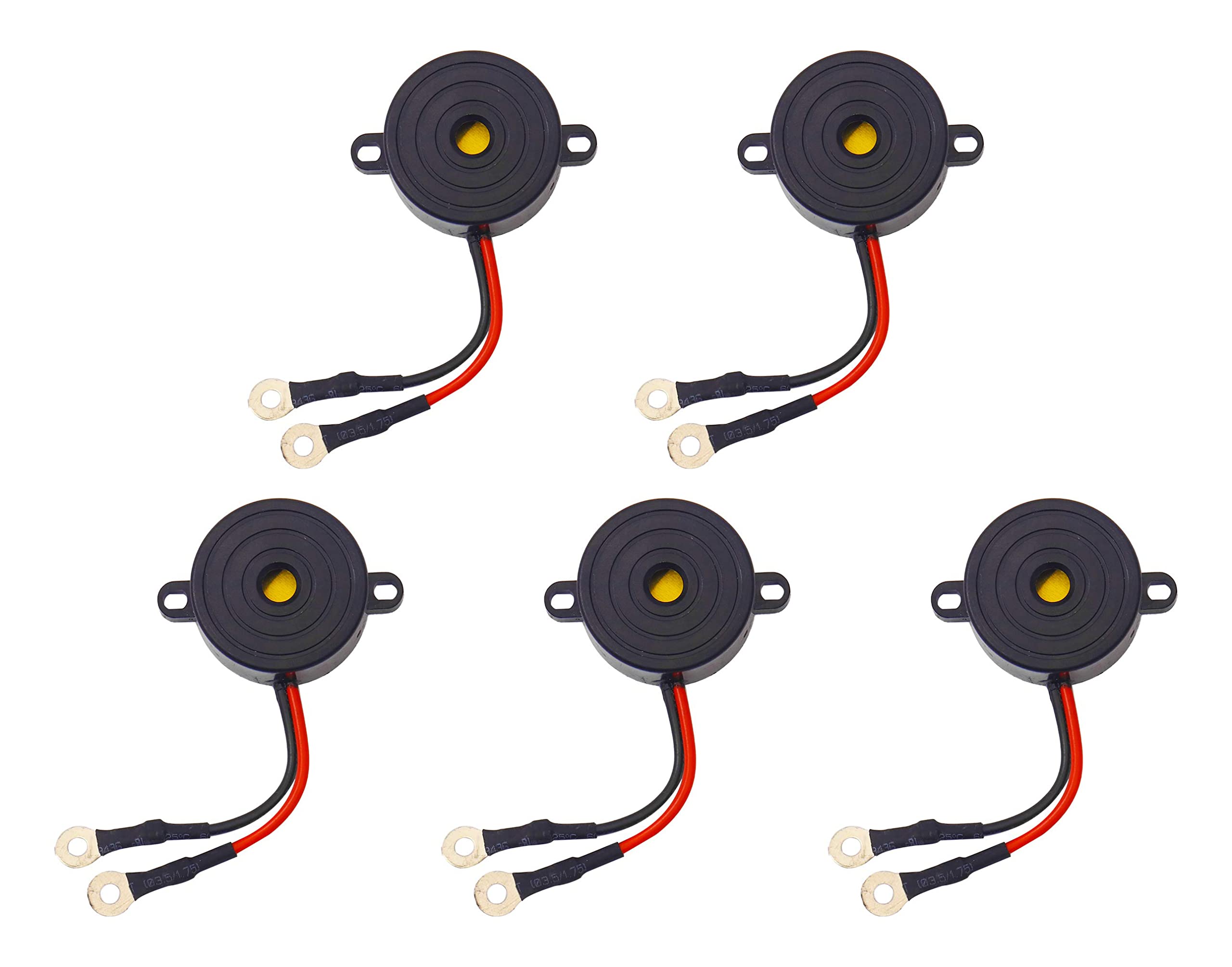 Electronicspices DC 3-24V 85 dB Active Piezo Buzzer with Thumnail Piezoelectric Sound Beeper Continous Sound Car Accessries, Black -Pack of 10 (B09RSRSBB9) Amazon Price History, Amazon Price Tracker