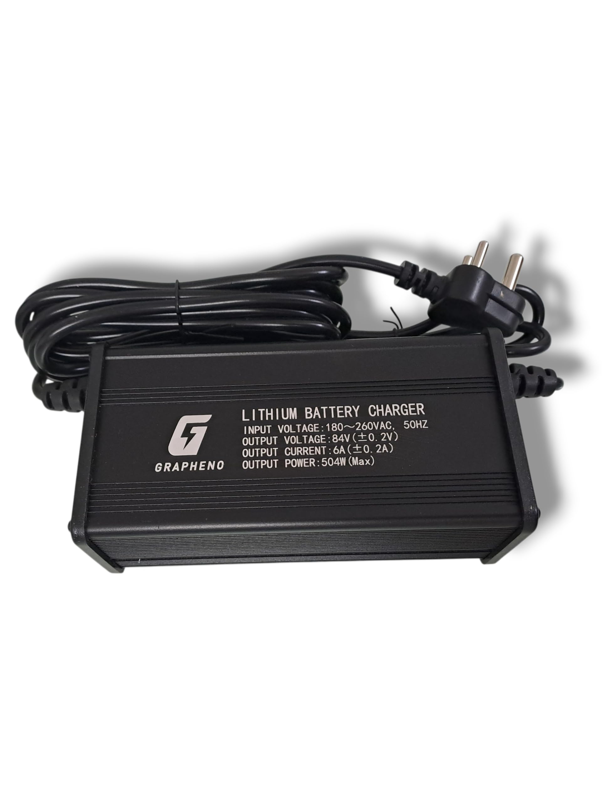 Electric Scooter Charger 72V 6 Ampere for All Lithium Battery | Longest 4 Meter Wire | Fast Charging | Waterproof | Heavy Duty | Durable | Metal Body | Cutoff Voltage 84V.-image-39