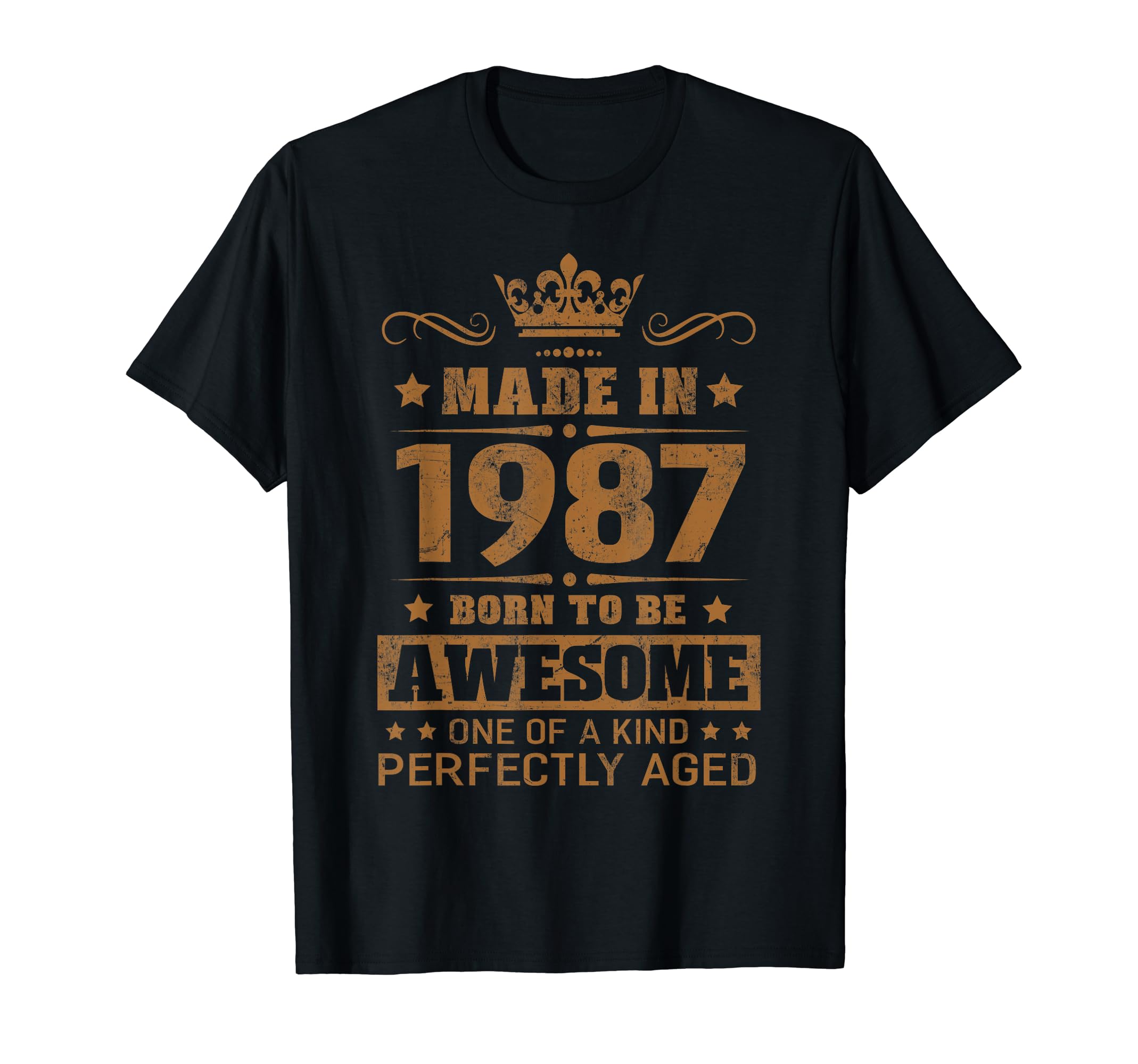 Birthday 365Made in 1987 Born To Be Awesome Birthday Gifts T-Shirt