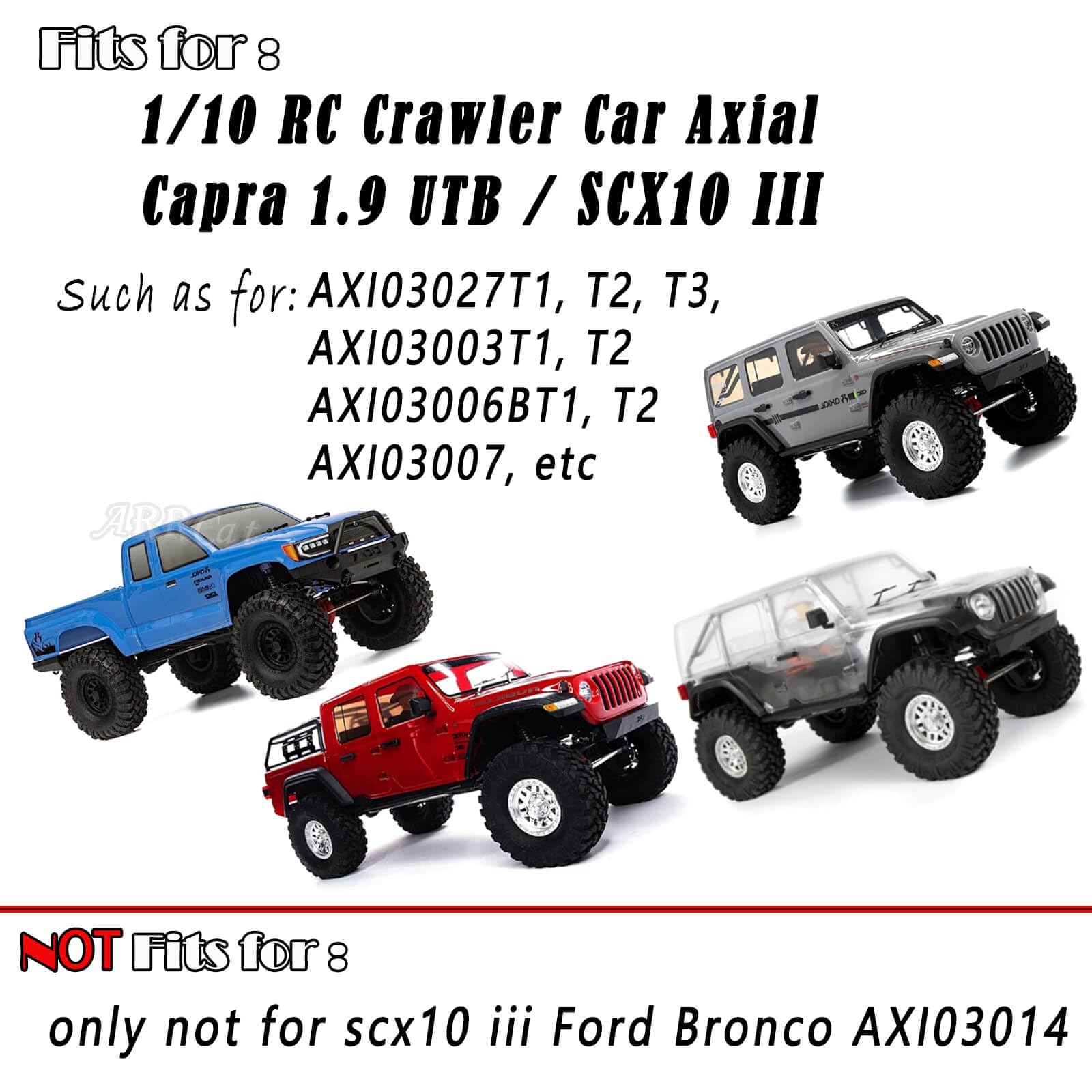 Brass Portal Covers Weights Upgrades Part for Axial SCX10 III/Capra UTB,ARRCat Brass Portal Covers Weights,Black