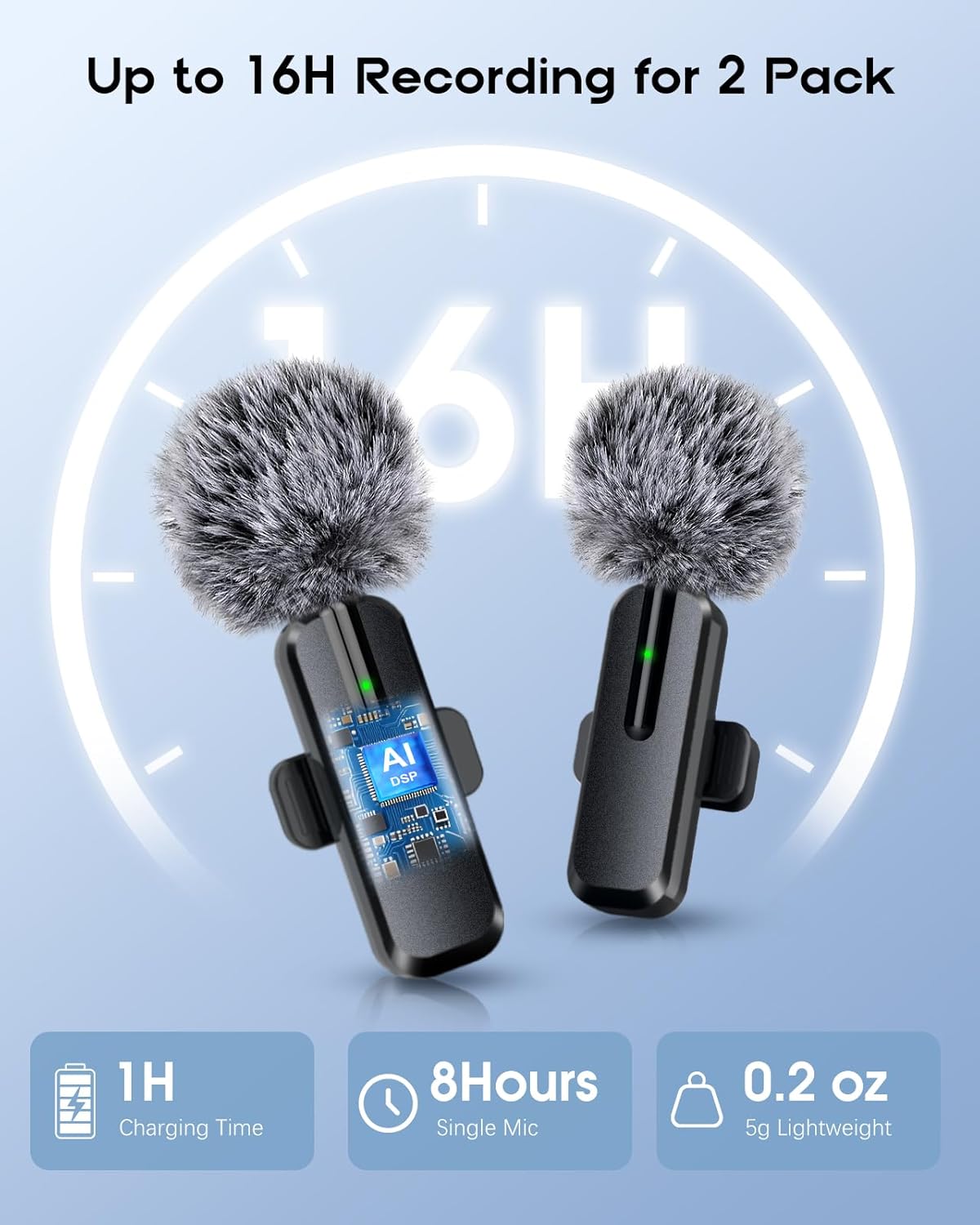 Audio Dual Wireless Lavalier Microphones for Seamless Smartphone & Tablet Audio Recording Dual Wireless Lavalier Microphones for Seamless Smartphone & Tablet Audio Recording