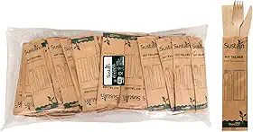 Kit Talher de Madeira a Granel 100UN Sustain - Talge