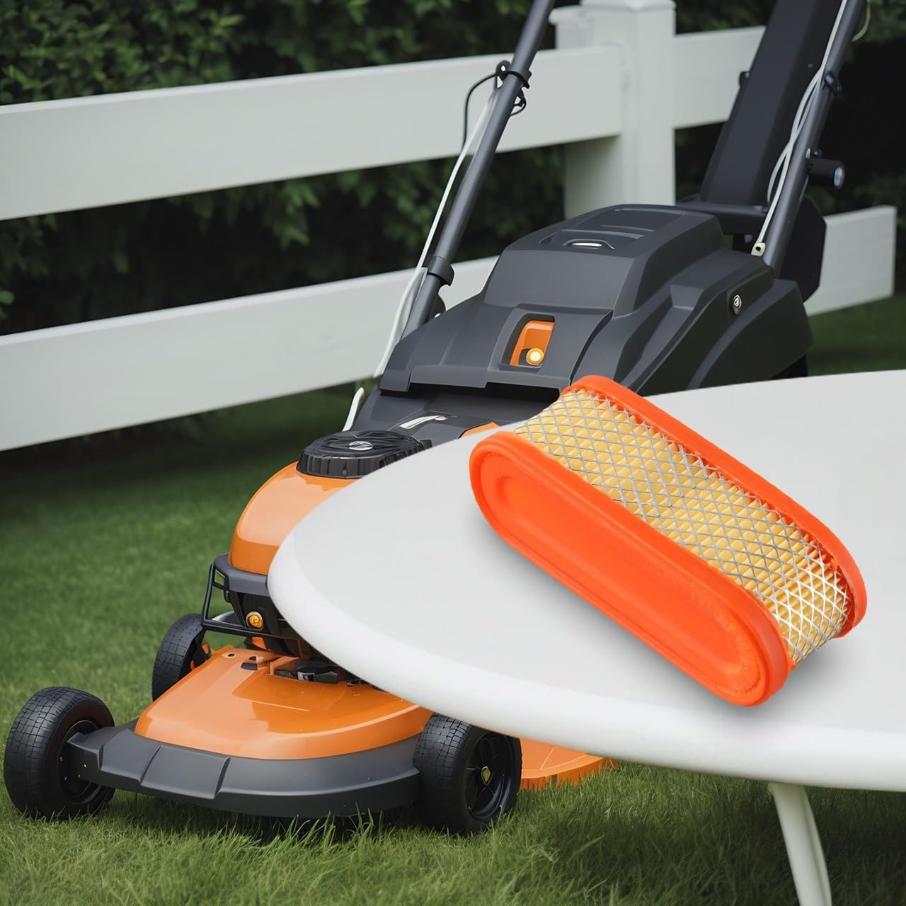 Filtr powietrza do kosiarki dla Mountfield RM65 725VM R25V, 118550421/0 część zamienna filtra powietrza