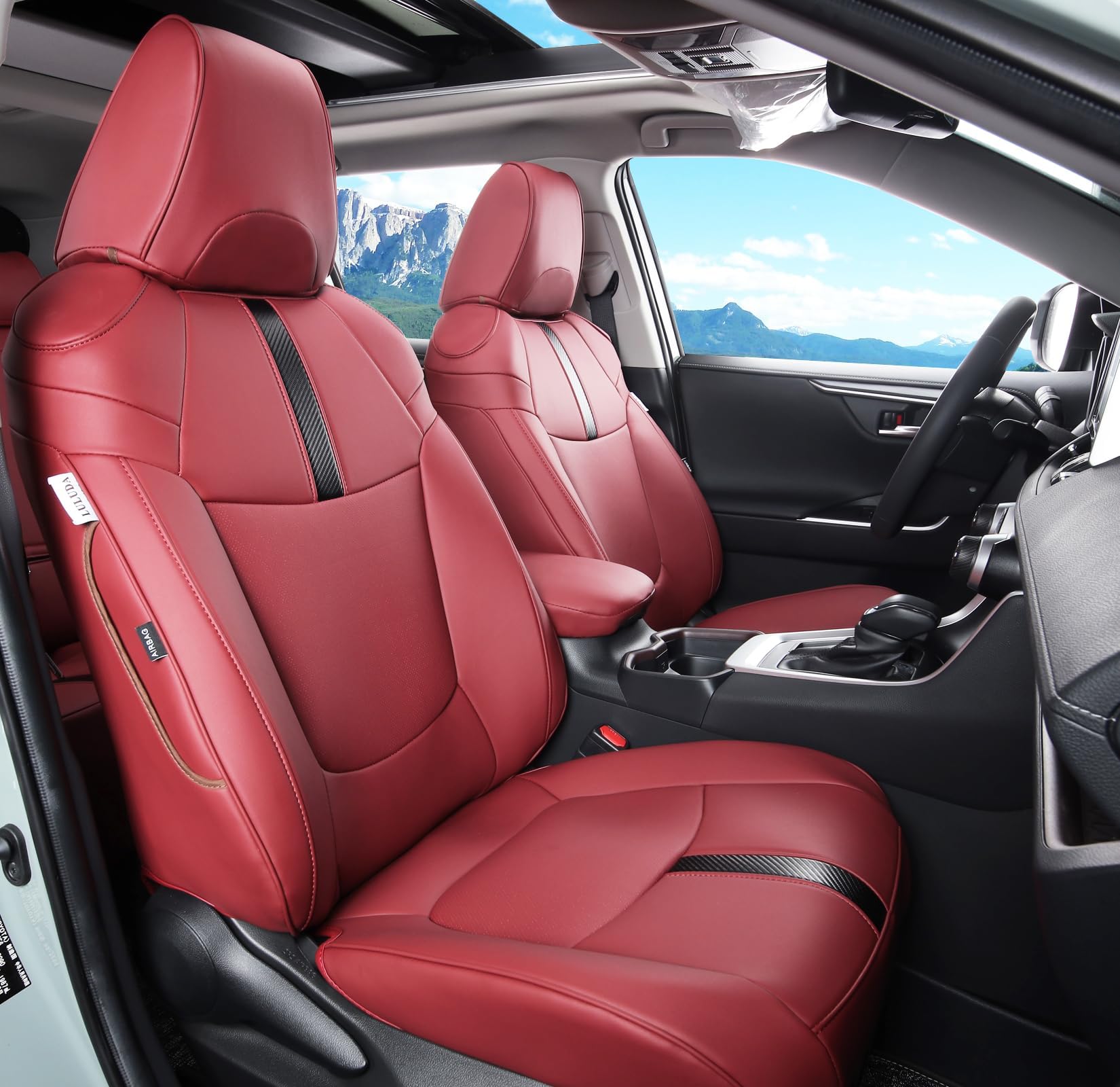 LULUDA Custom Fit RAV4 Seat Covers Full Set for Toyota RAV4 2019 2020 ...