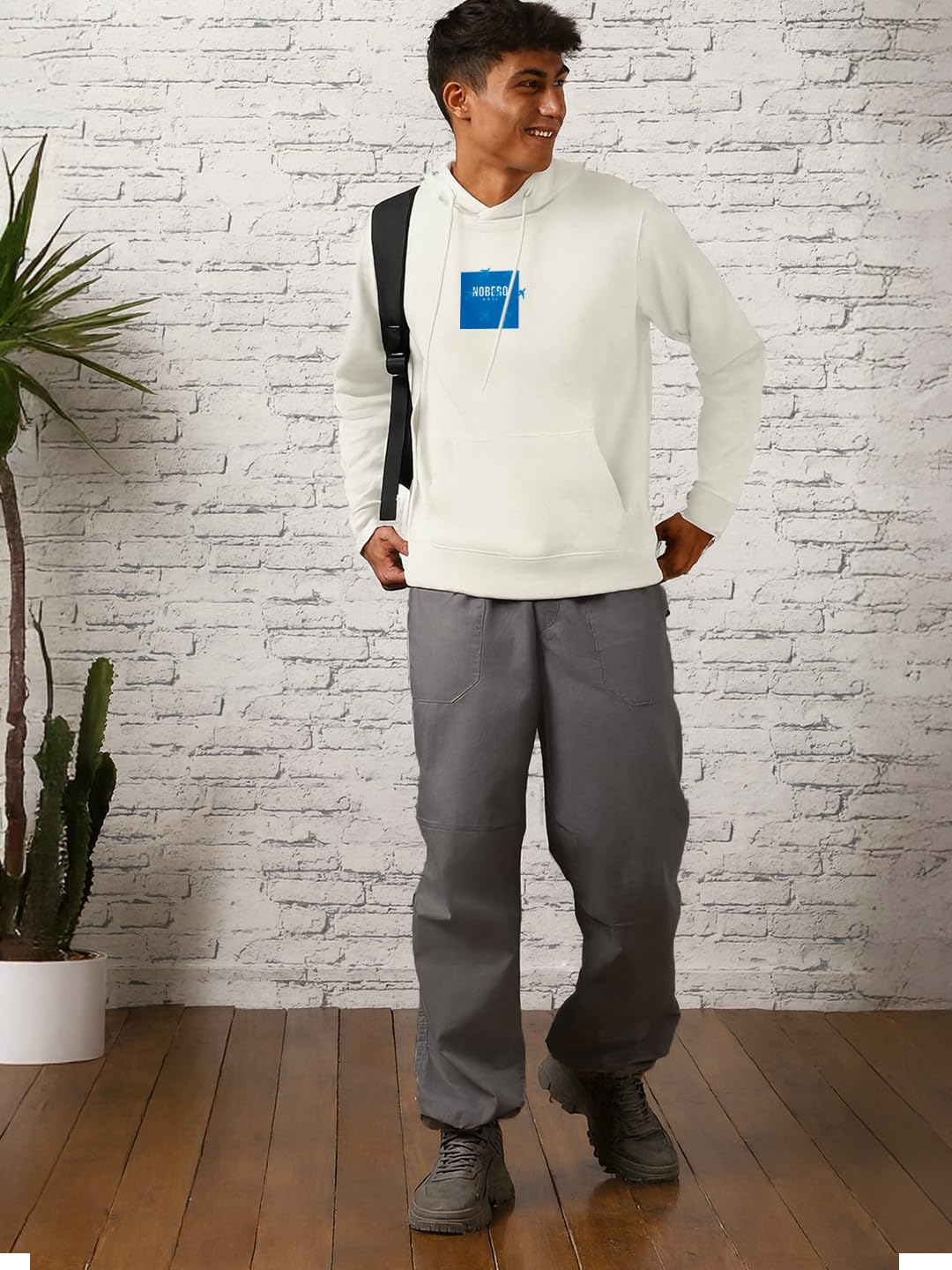 NOBERO Sudadera para hombre 1M-TWHO-C0530 (paquete de 1)