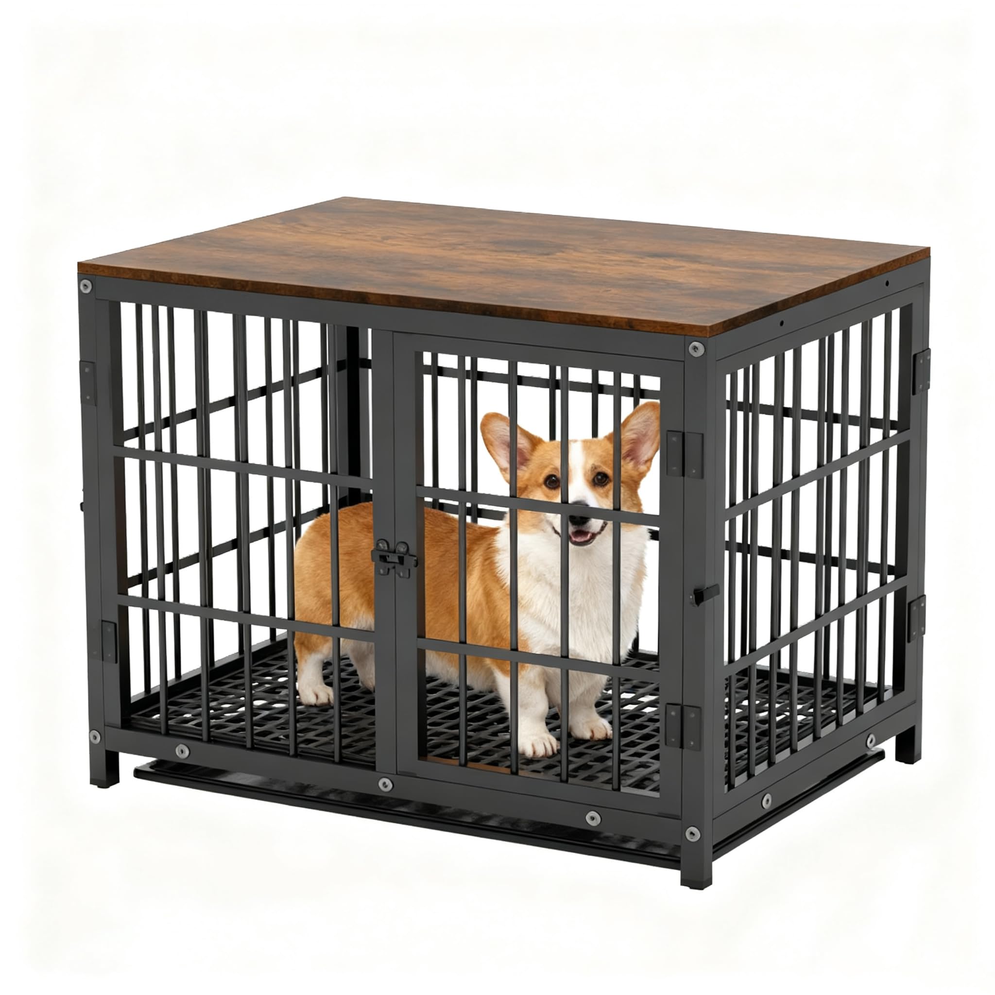 犬用ケージ 屋根付き Amazon | BingoPaw 犬用ケージ 屋根付き 小型犬 中型犬 大型 黒